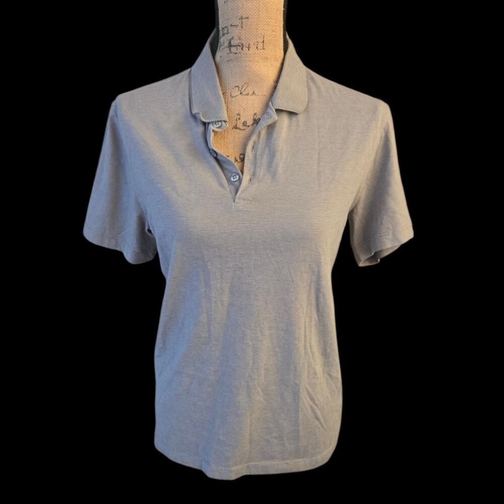 Alfani gray men's polo, size small